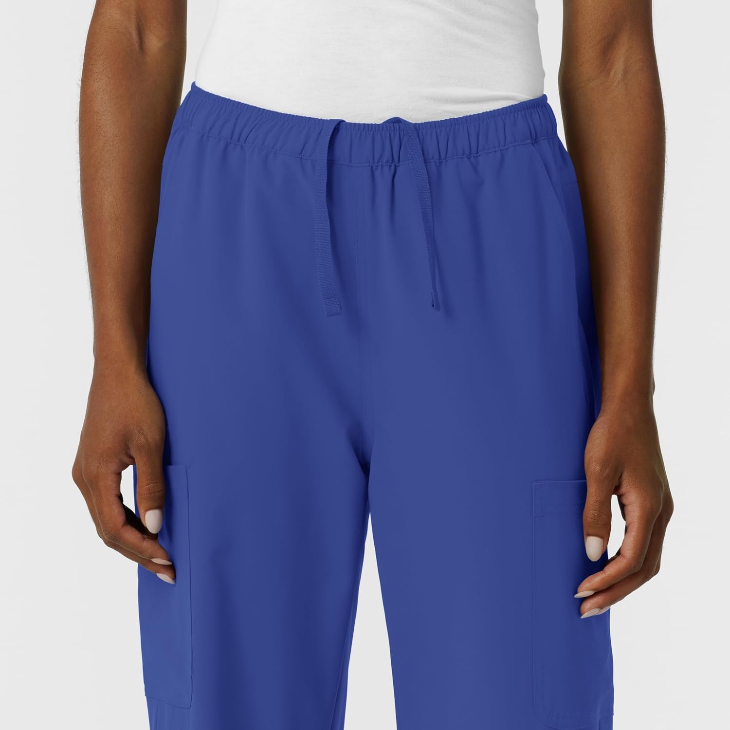 Wink NURTUR Women’s Straight Leg Cargo Scrub Pant(Galaxy Blue)