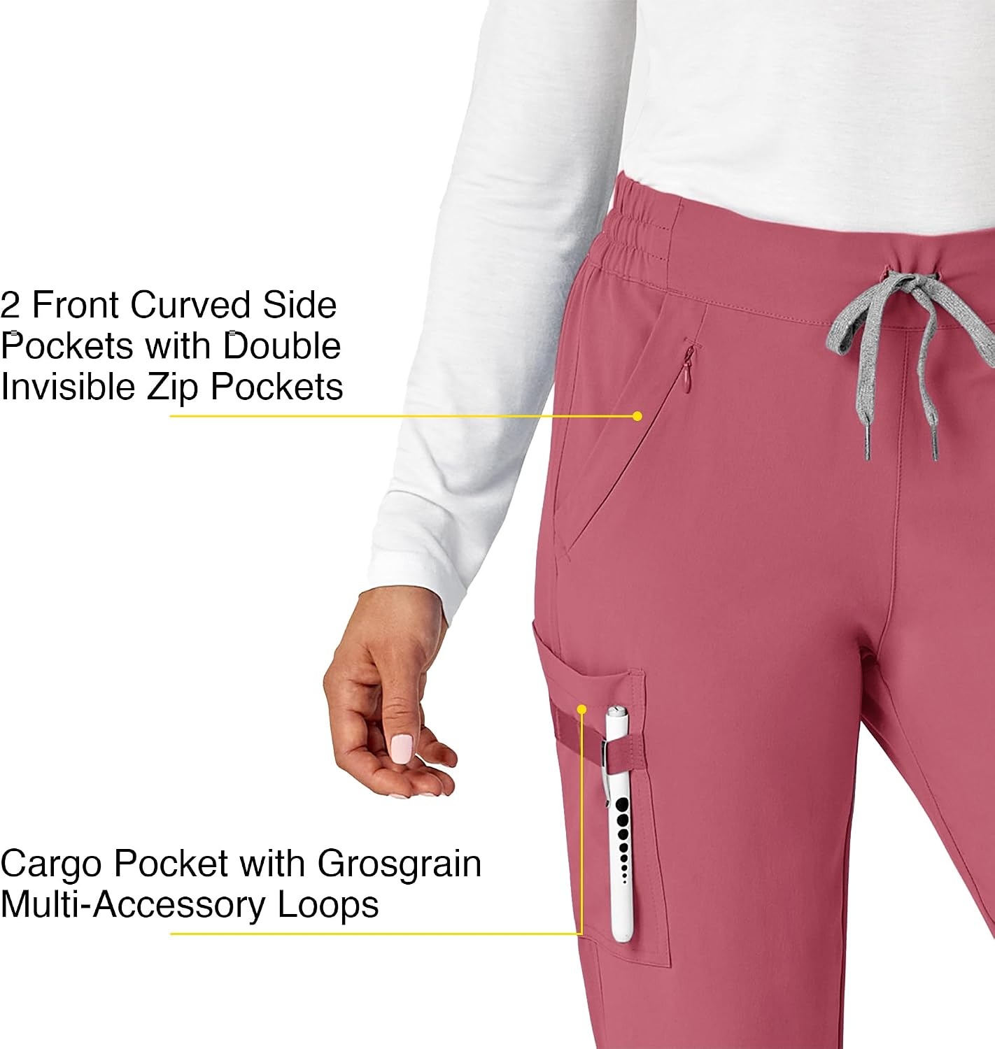 Wink Renew Women’s Jogger Scrub Pant(Rosebud)
