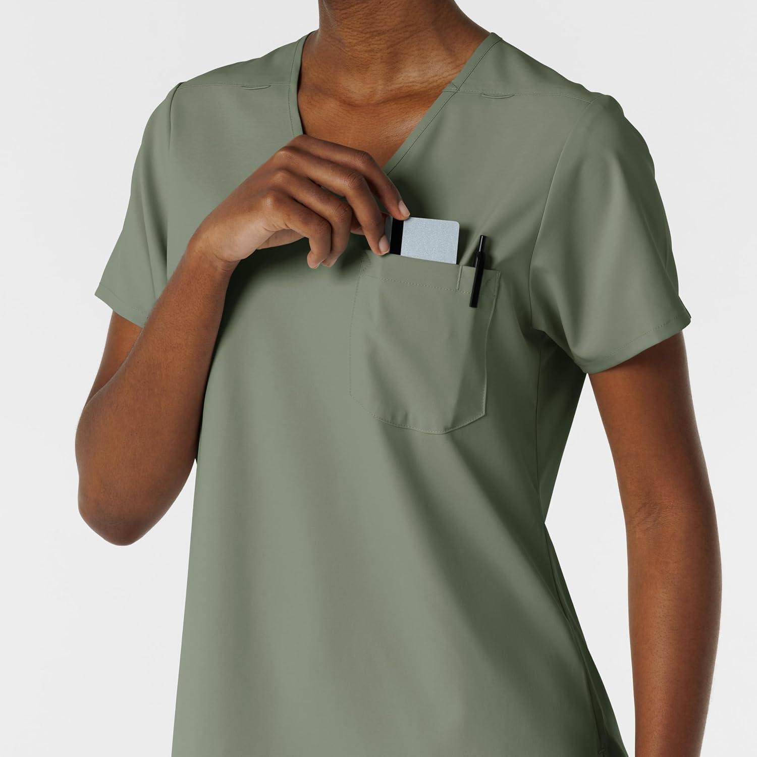 Wink Womens Scrub Top(Sage)