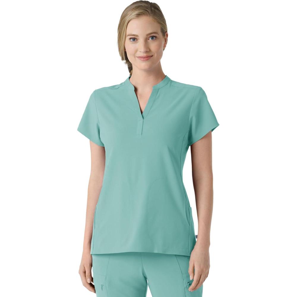 Wink Womens Scrub Top(Turquoise)