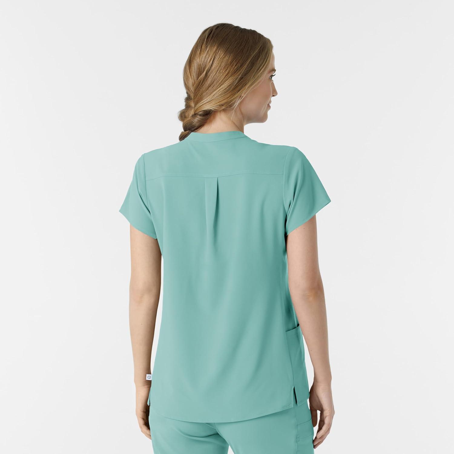 Wink Womens Scrub Top(Turquoise)