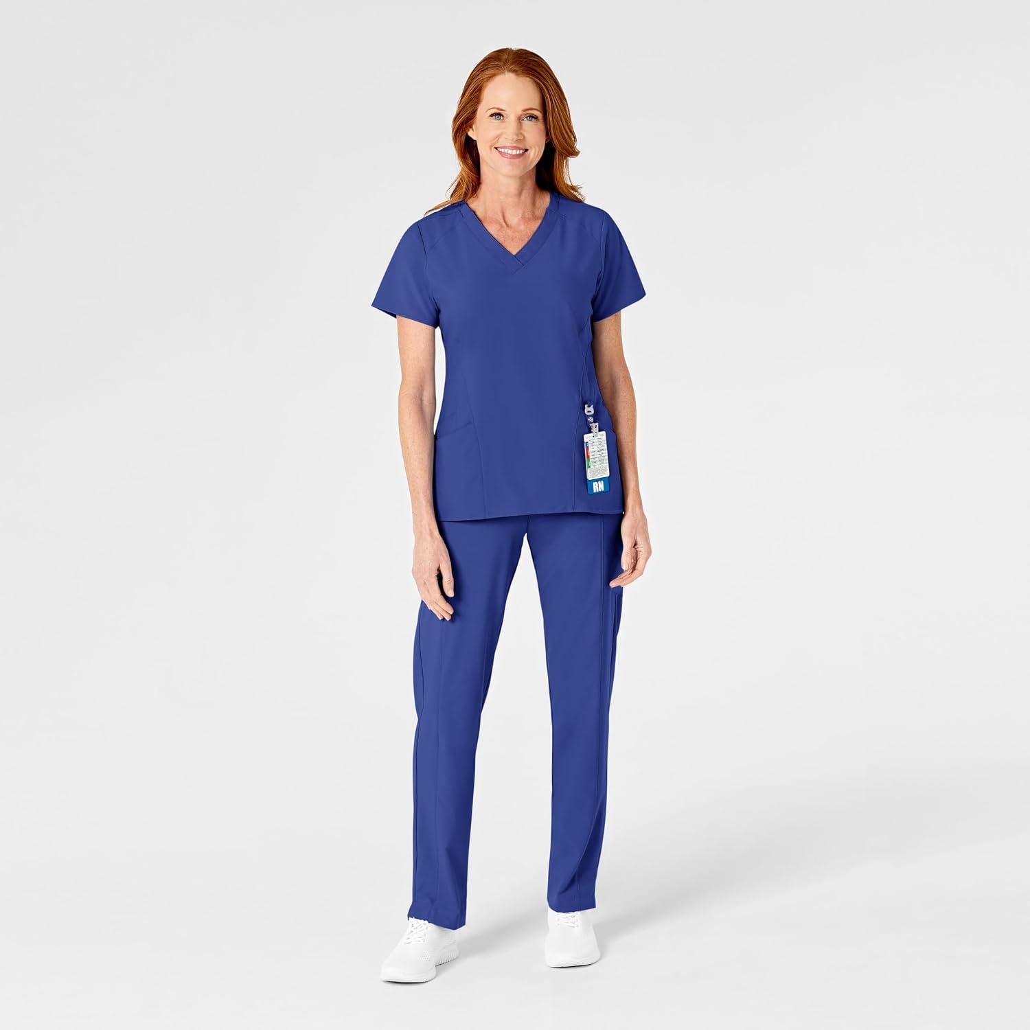 Women’s Flat Front Cargo Pant(Galaxy Blue)