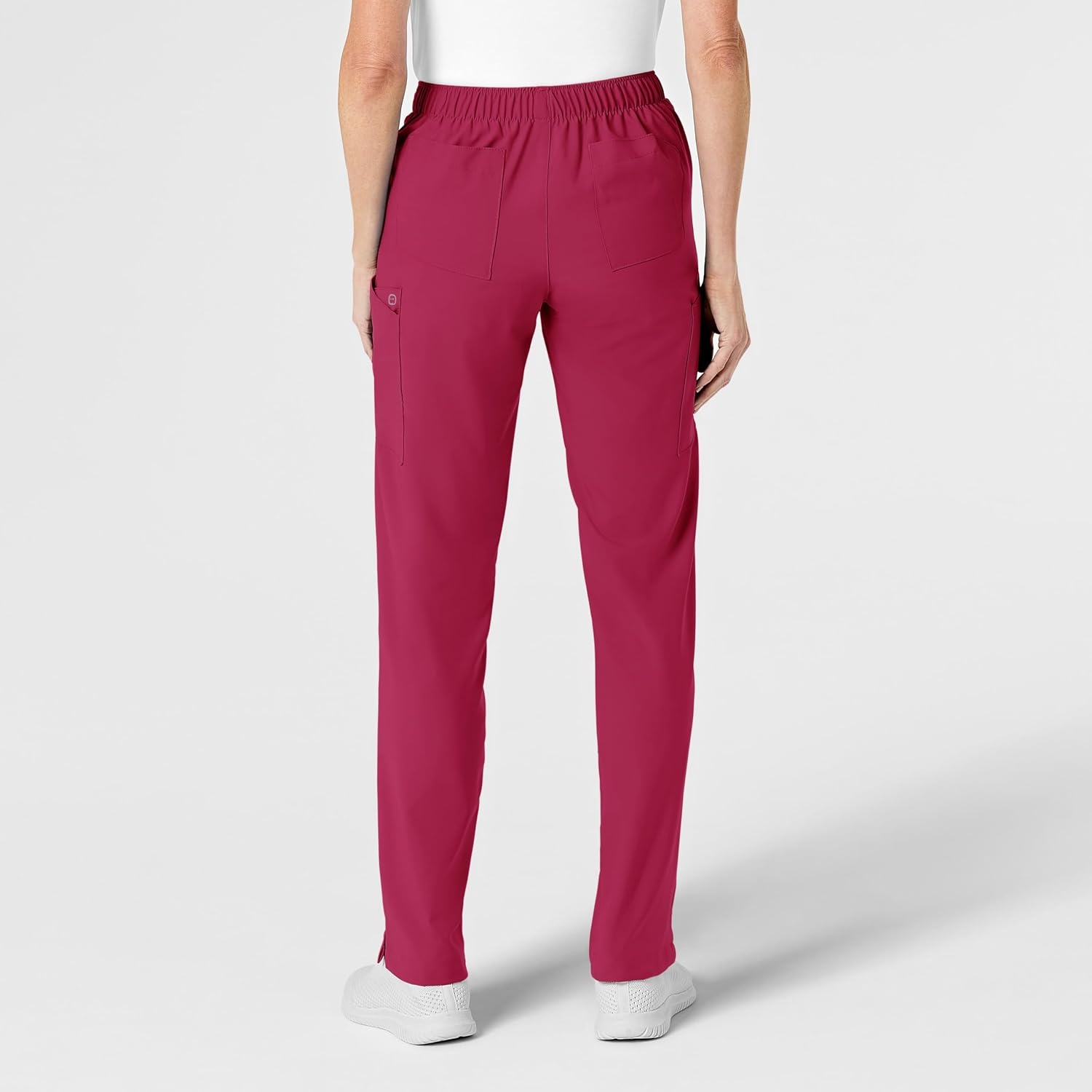 Women’s Flat Front Cargo Pant(Viva Magenta)