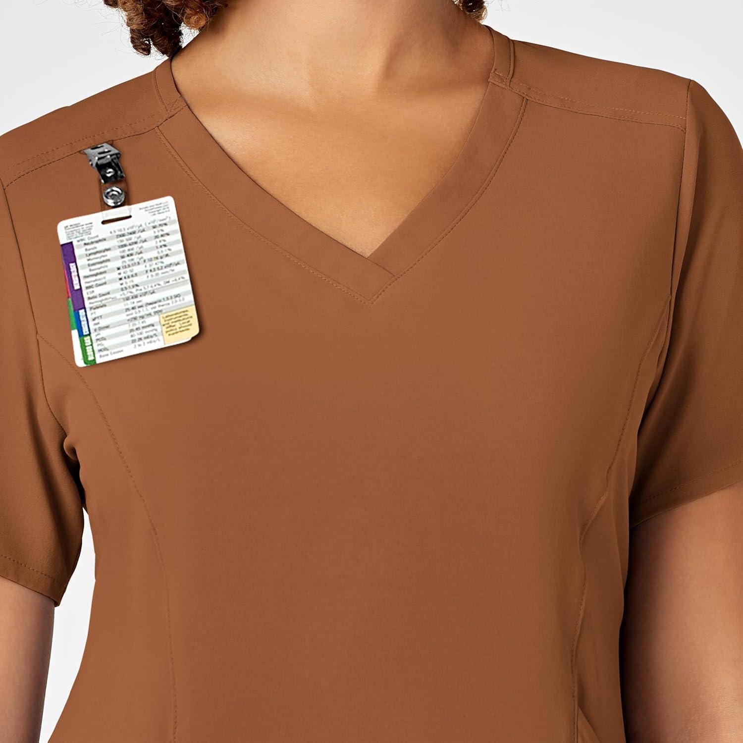 WINK Womens Scrub Top(Chai)