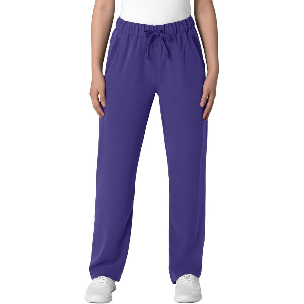 Wink Women’s Women’s Stovepipe High-Low Hem Scrub Pant(Grape)