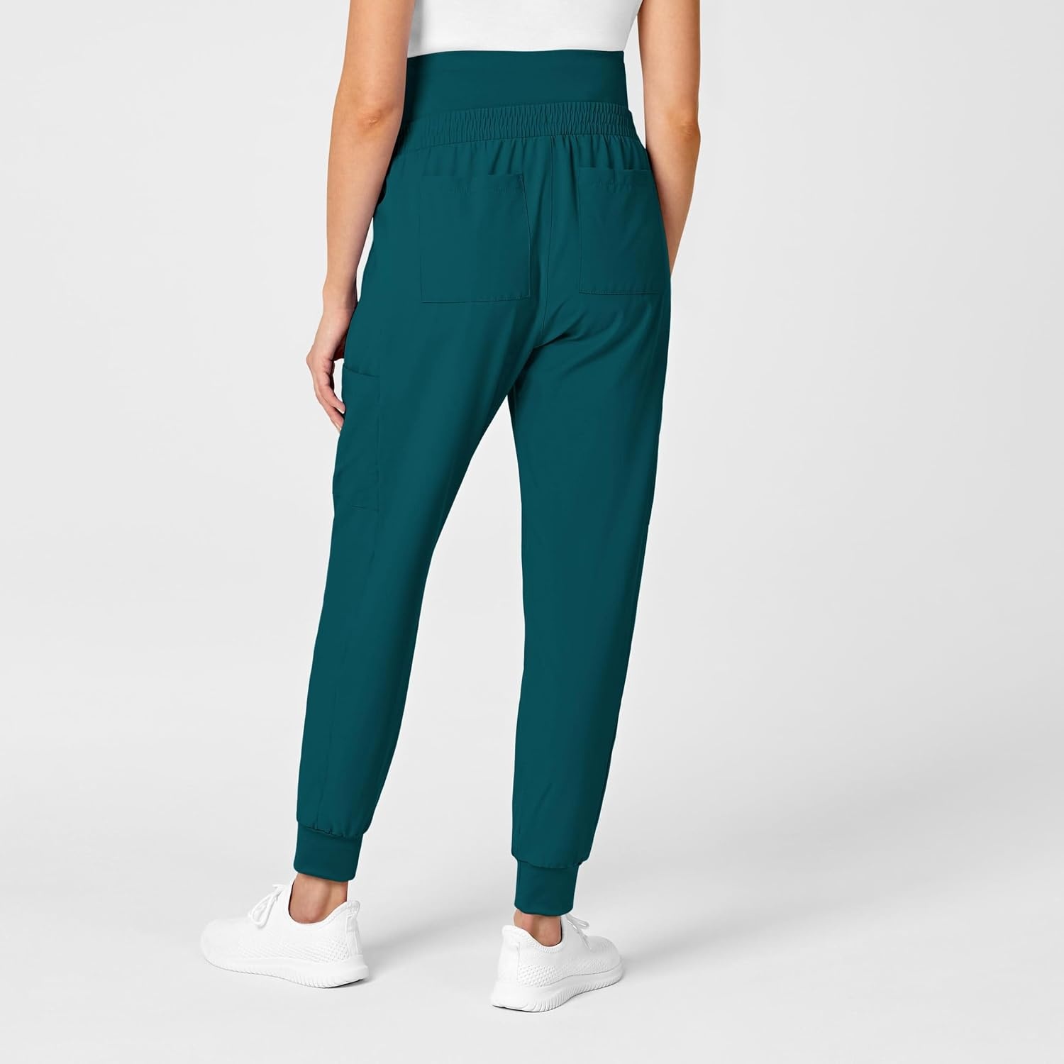 Wink Scrubs for Women, W123, Maternity Joggers Pants with 7 Pockets(Caribbean Blue)