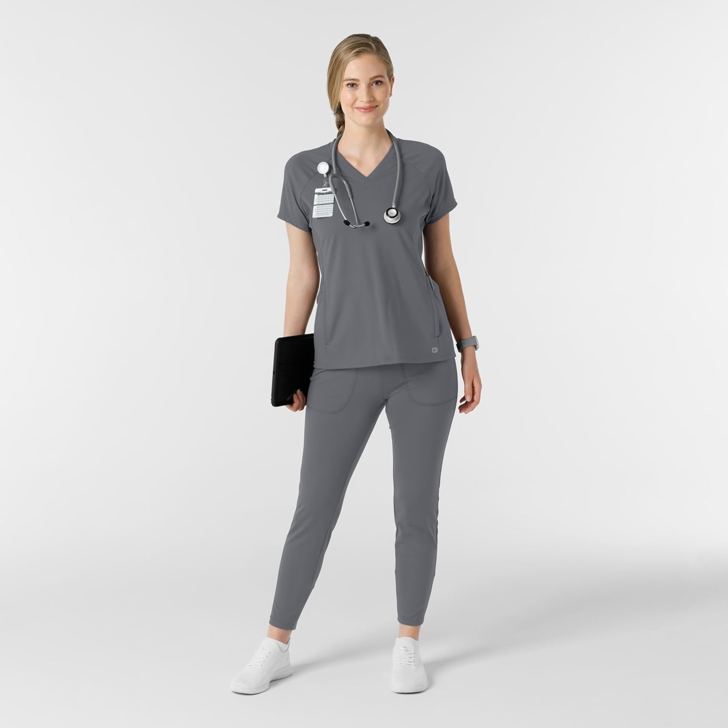 Wink Renew Women’s Track Scrub Pant(Pewter)