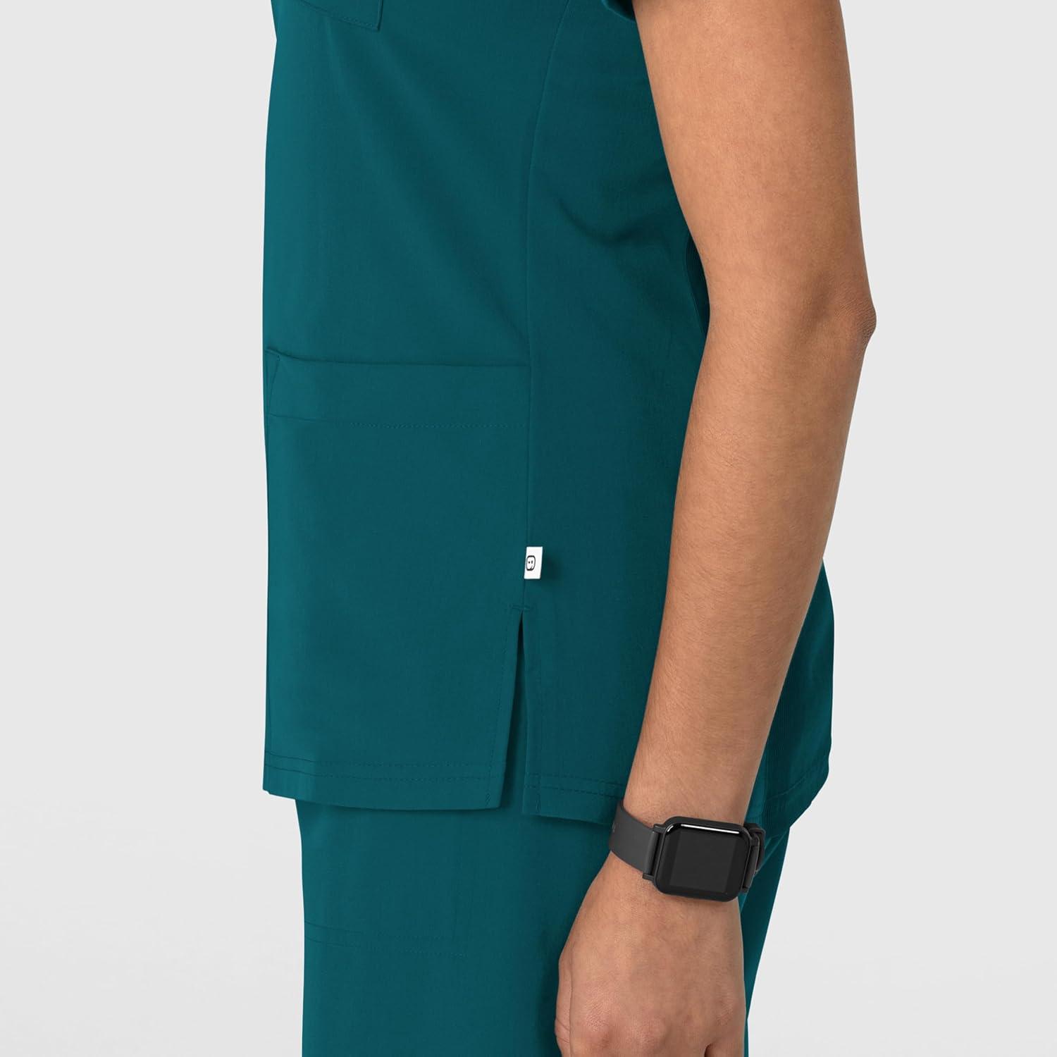 Wink Women’s Women’s Flex-n-Reach V-Neck Scrub Top(Caribbean)