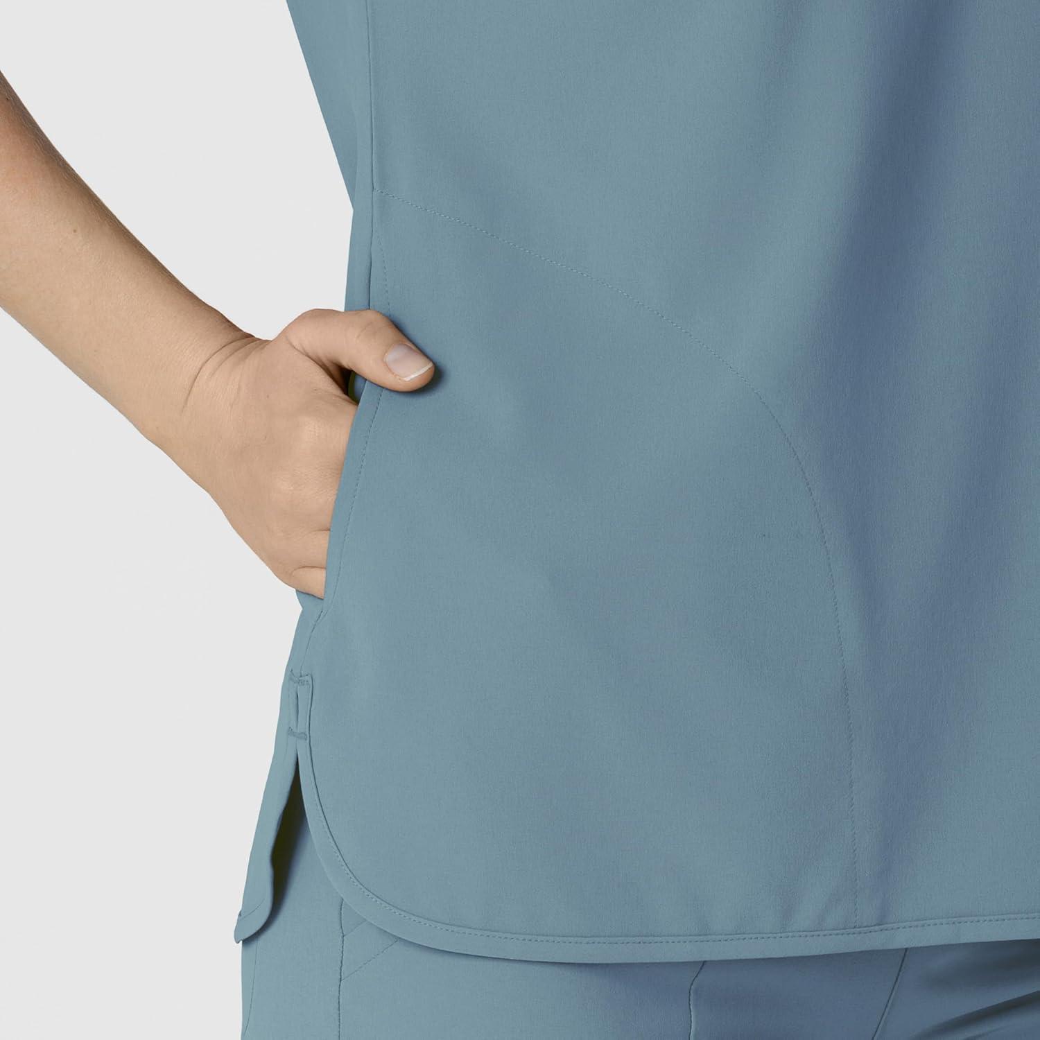 Wink Women’s Scrub Top(Elemental Blue)