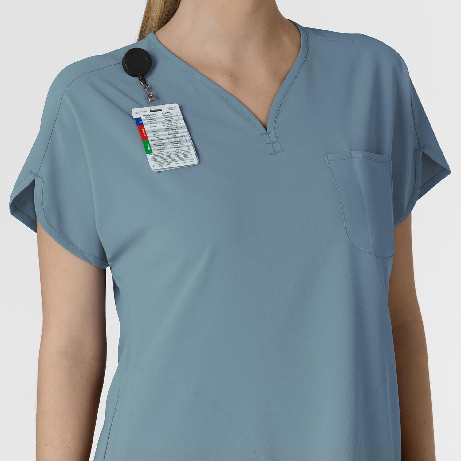 Wink Women’s Scrub Top(Elemental Blue)