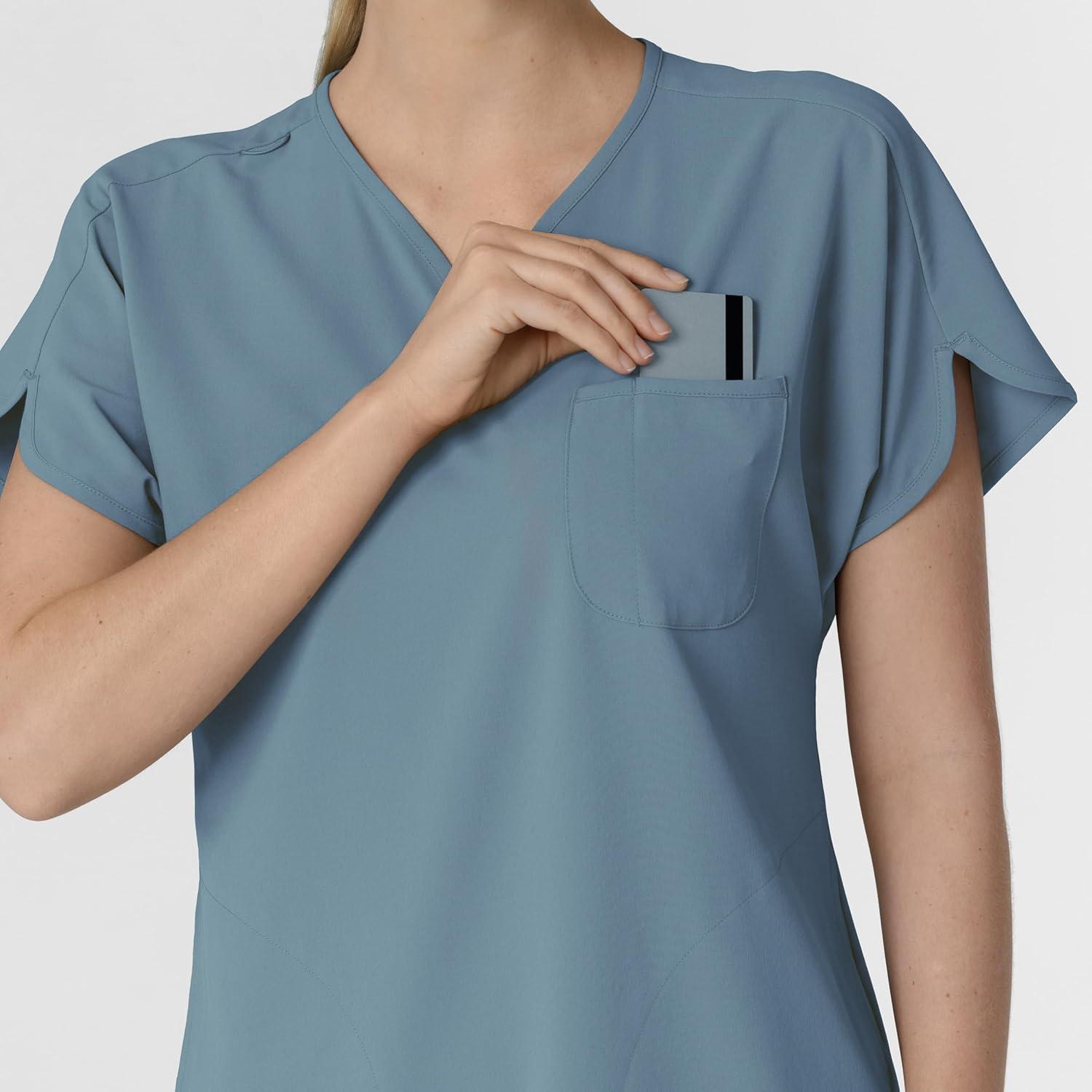 Wink Women’s Scrub Top(Elemental Blue)