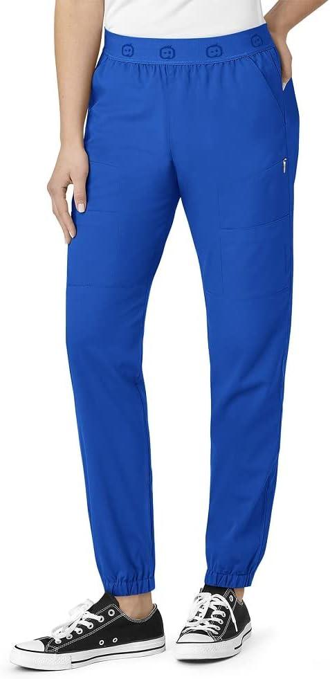 WonderWink Womens Slim Cargo Jogger Pant(Royal)