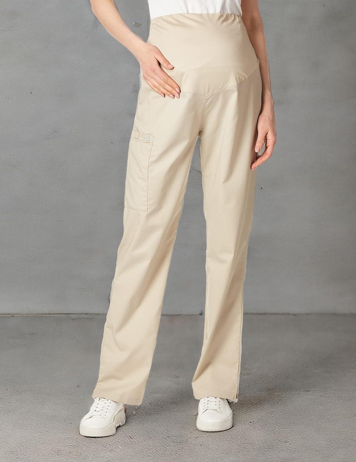 WonderWink Women’s Wonderwork Maternity Pant, Khaki, Medium