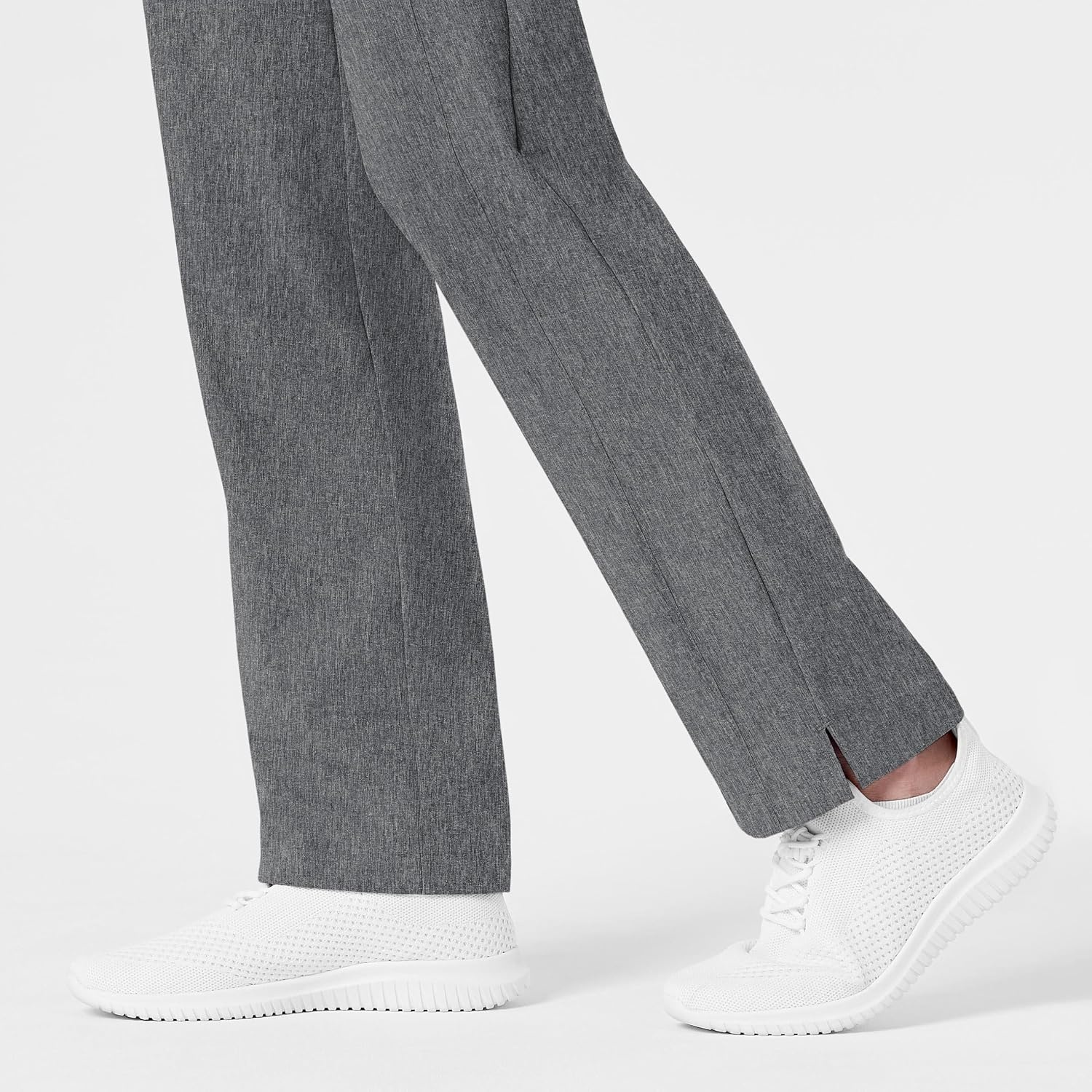 Women’s Flat Front Cargo Pant(Charcoal Heather)
