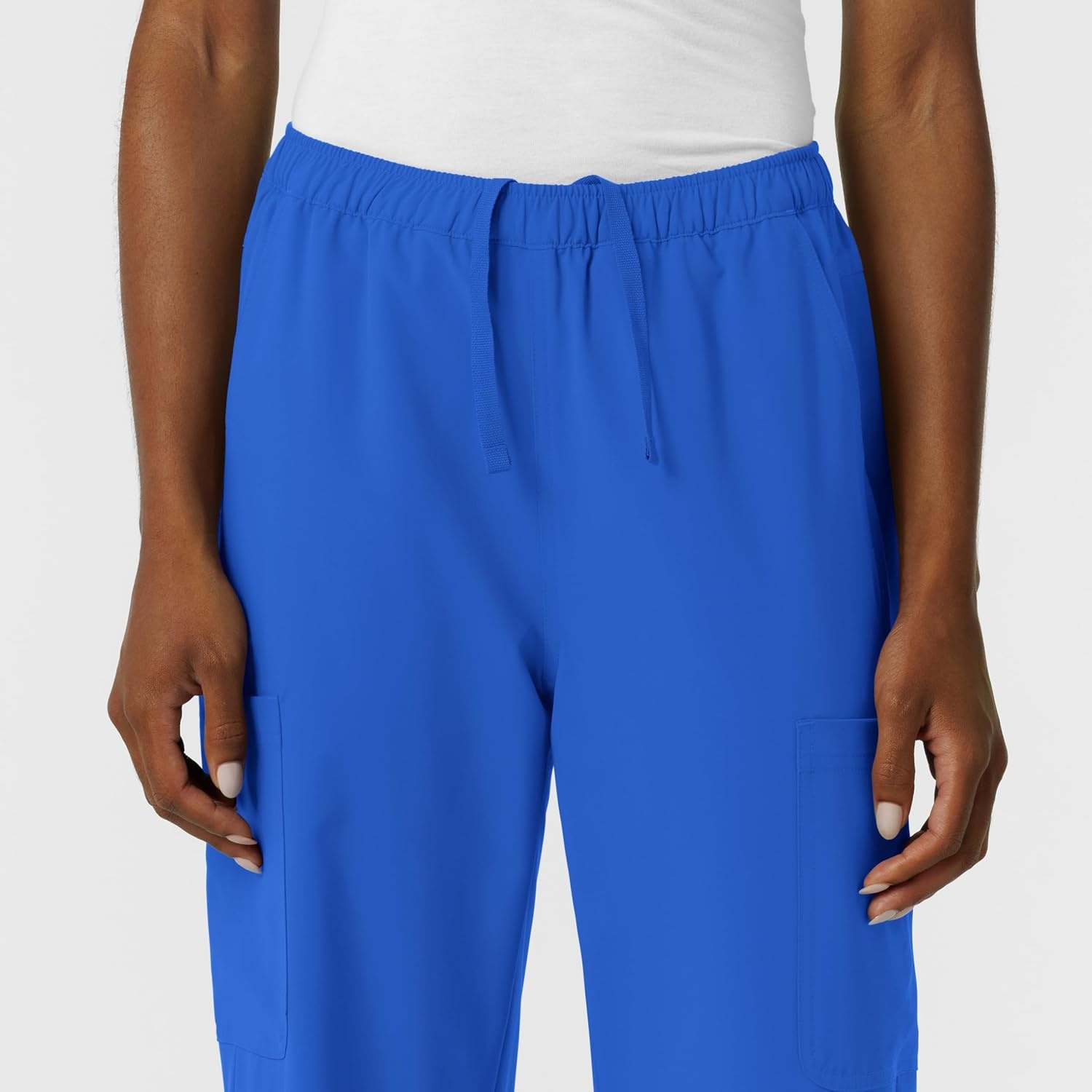 Wink NURTUR Women’s Straight Leg Cargo Scrub Pant(Royal)