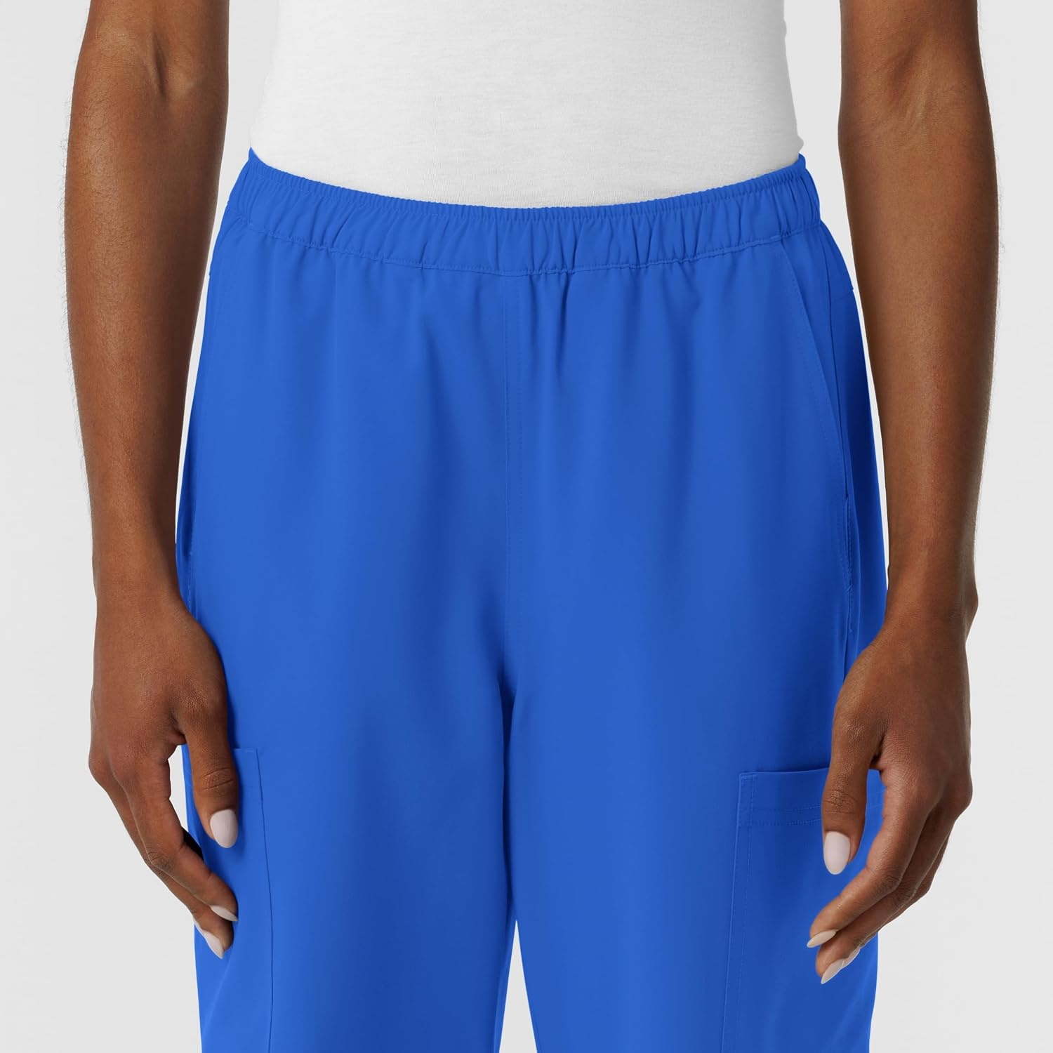 Wink NURTUR Women’s Straight Leg Cargo Scrub Pant(Royal)