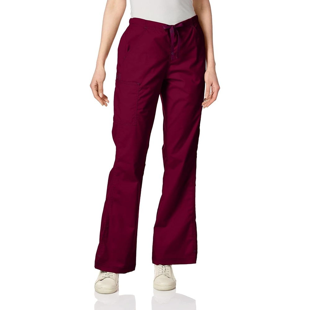 WonderWink Women’s Wonderflex Grace Scrub Pant(Wine)