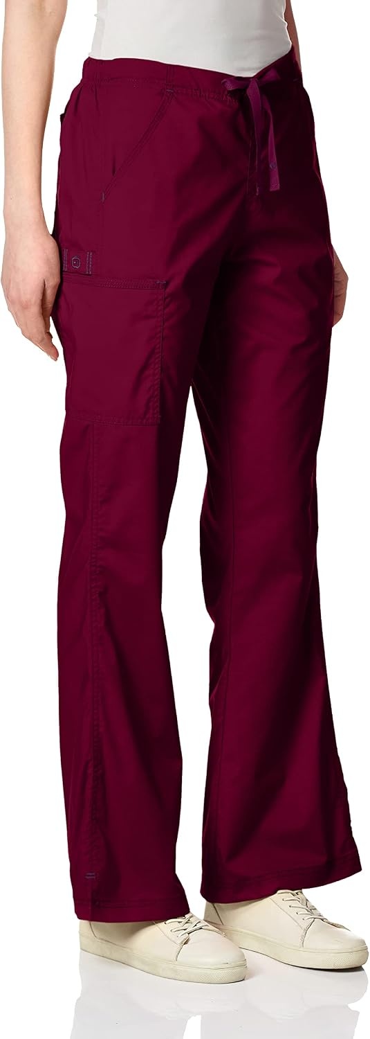 WonderWink Women’s Wonderflex Grace Scrub Pant(Wine)