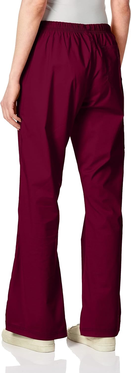 WonderWink Women’s Wonderflex Grace Scrub Pant(Wine)