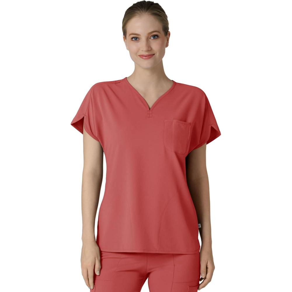 Wink Women’s Scrub Top(Mineral Red)