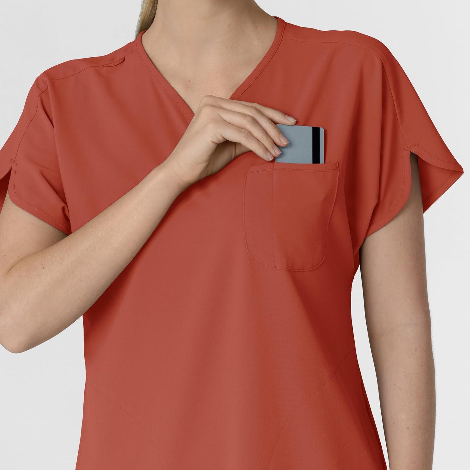 Wink Women’s Scrub Top(Mineral Red)