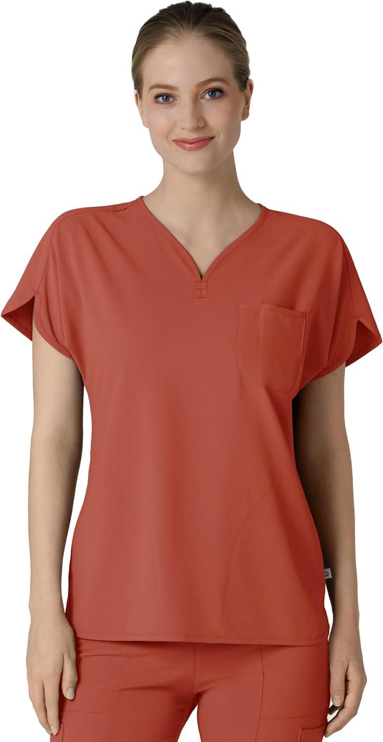 Wink Women’s Scrub Top(Mineral Red)