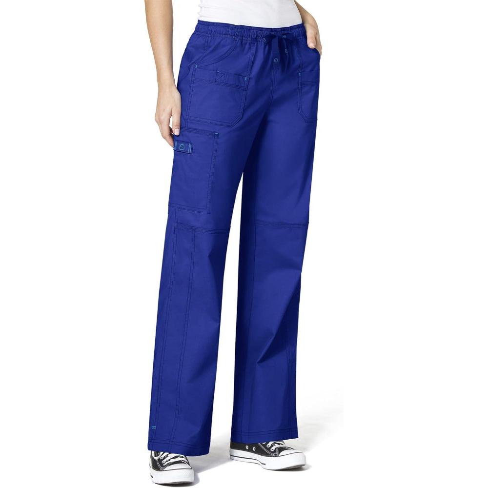 WonderWink Women’s Wonderflex Faith Scrub Pant(Galaxy Blue)