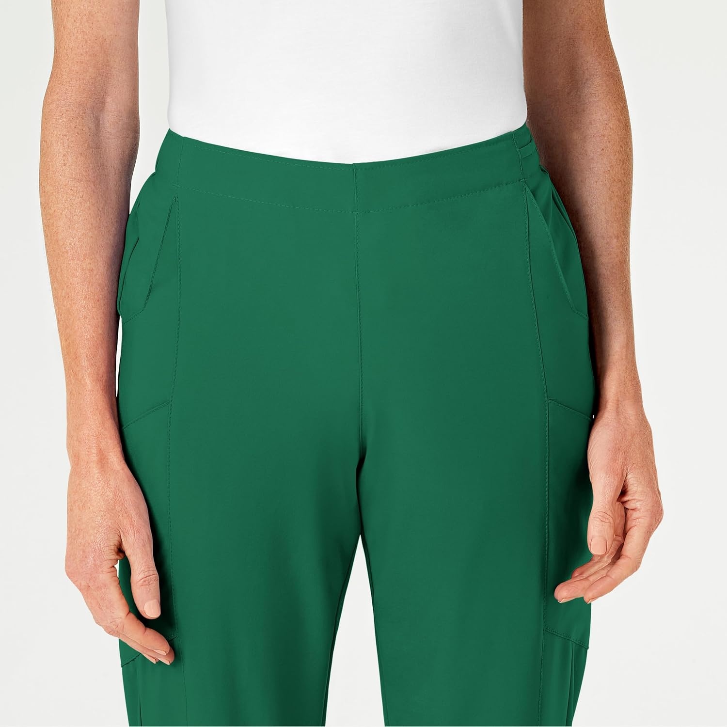 Women’s Flat Front Cargo Pant(Hunter)
