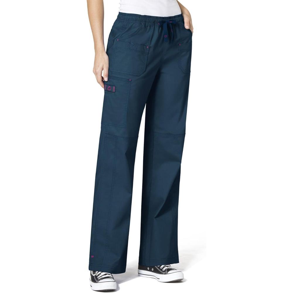 WonderWink Women’s Wonderflex Faith Scrub Pant(Caribbean)