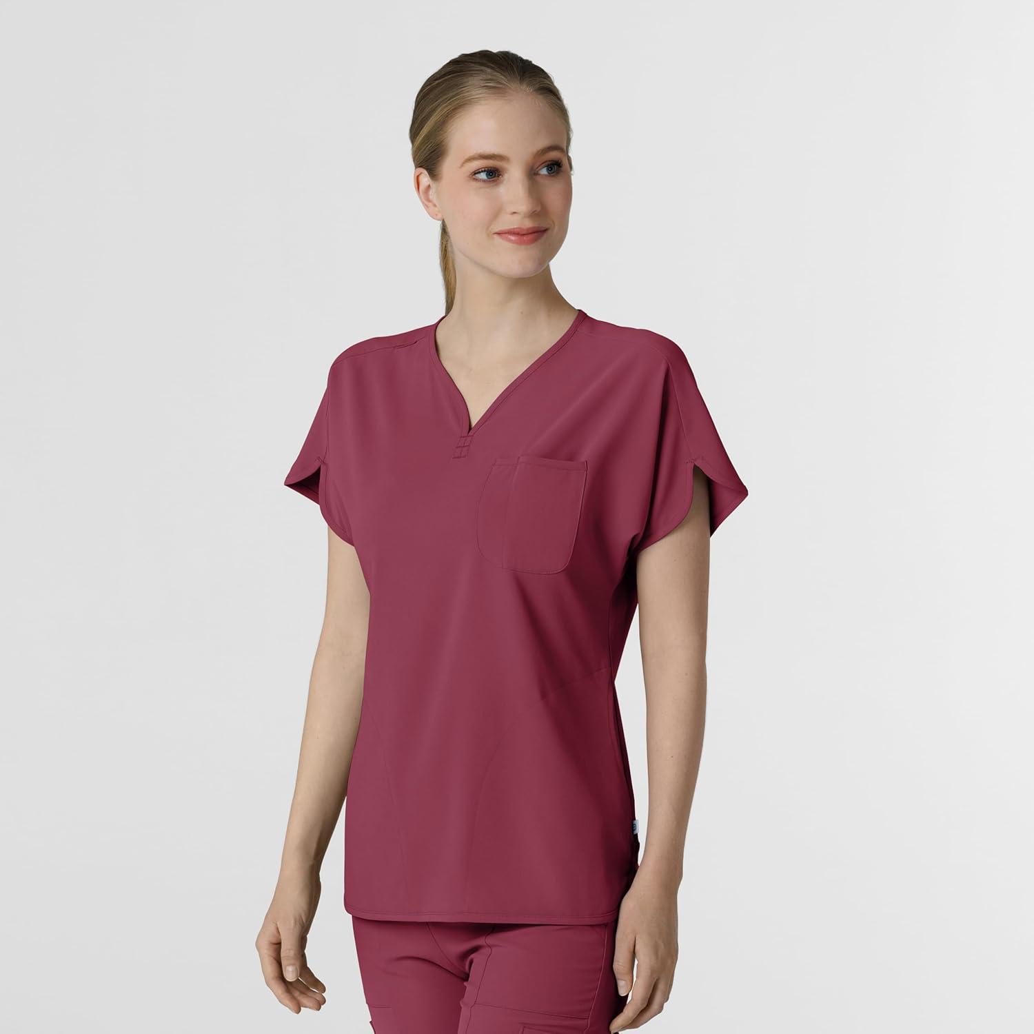 Wink Women’s Scrub Top(Carnation)