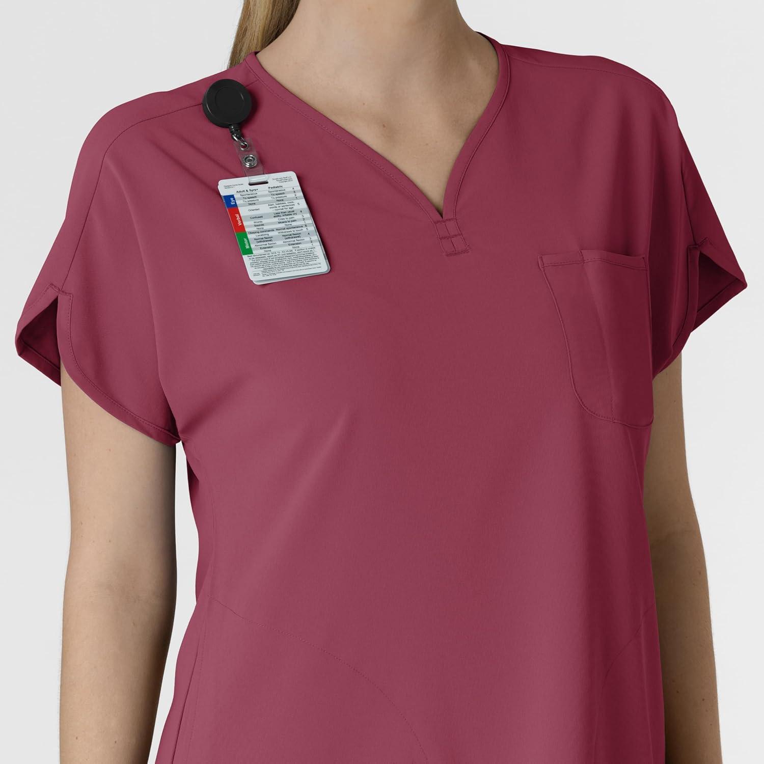 Wink Women’s Scrub Top(Carnation)