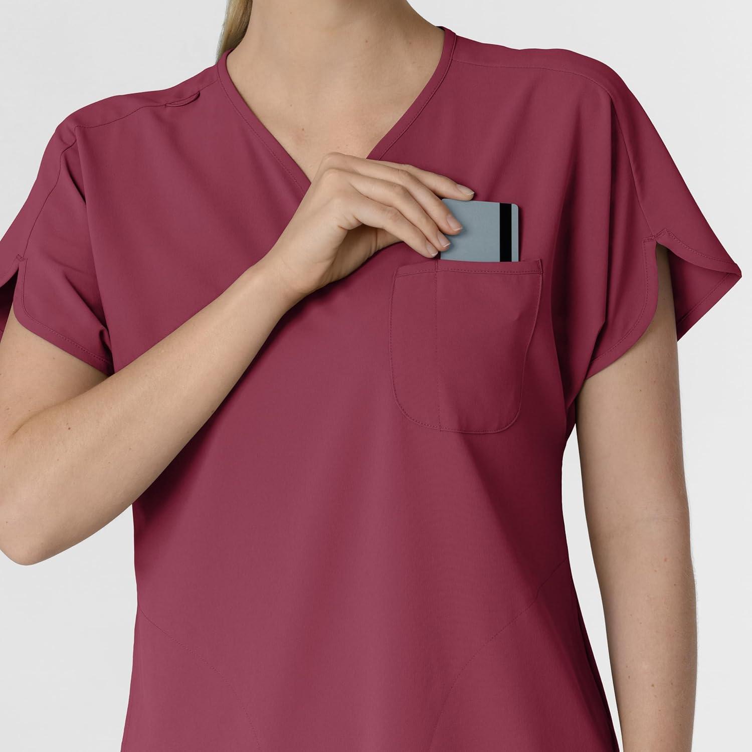 Wink Women’s Scrub Top(Carnation)