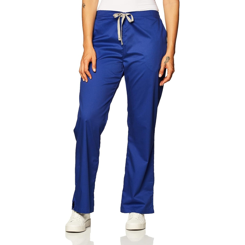 Wonderwork Women’s Flare Leg Scrub Pant(Galaxy Blue)