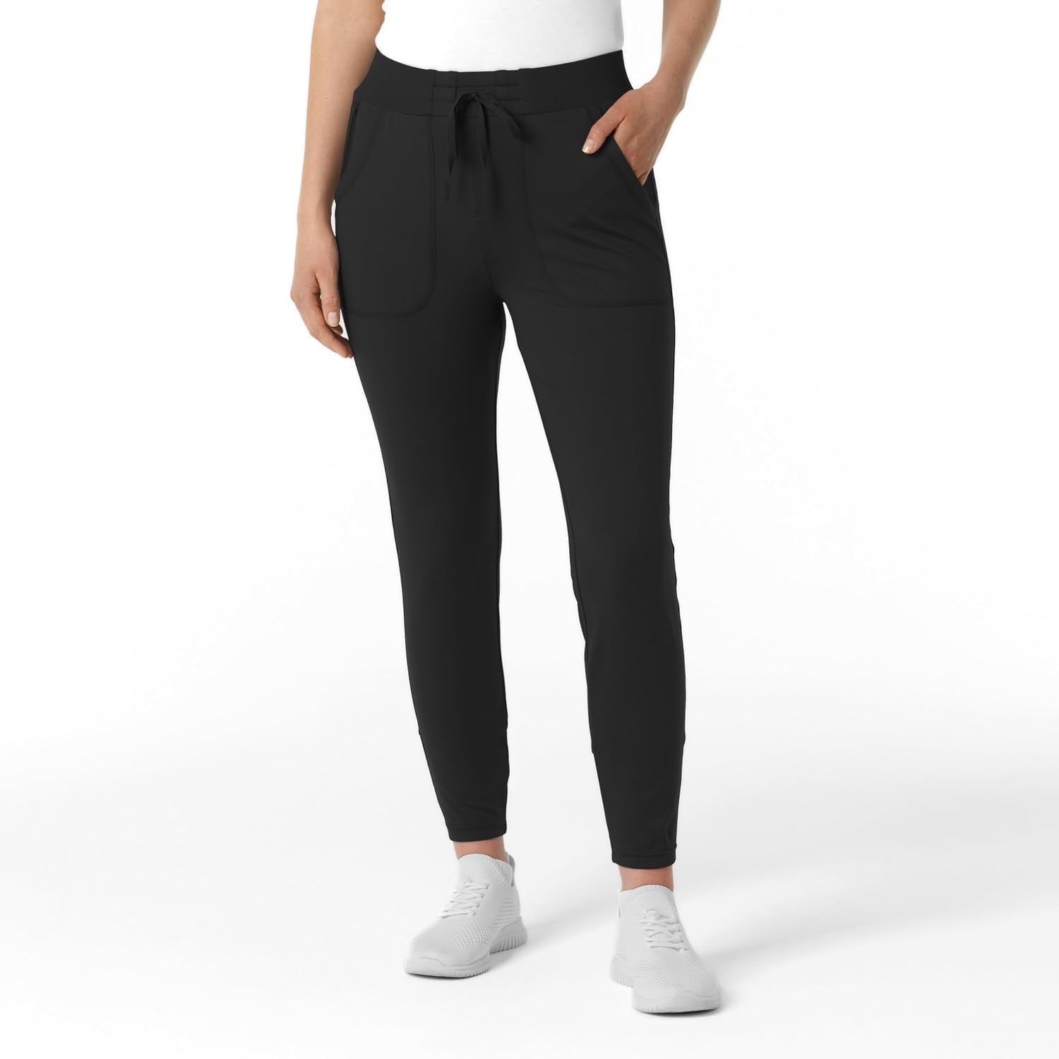 Wink Renew Women’s Track Scrub Pant(Black)