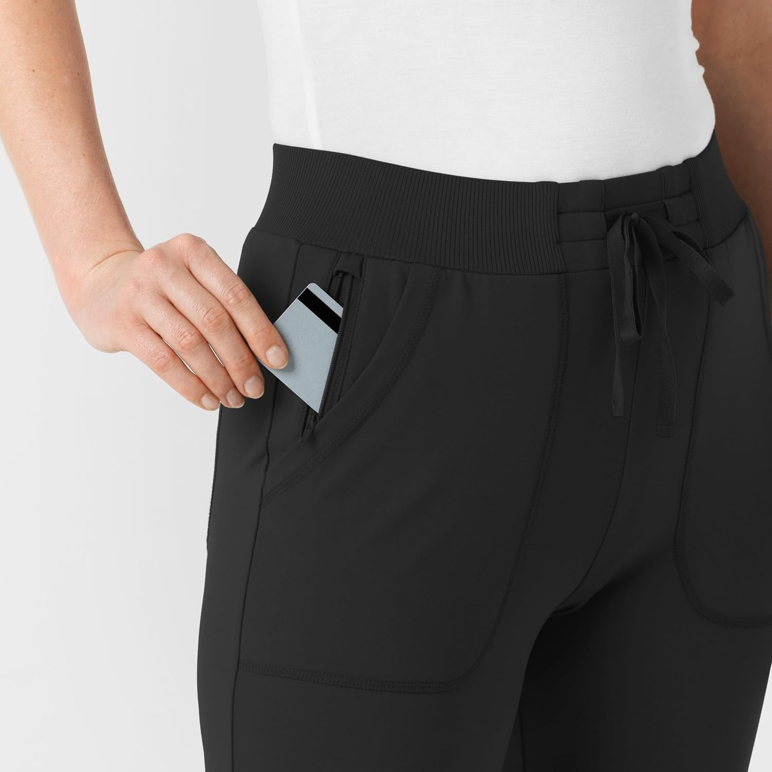 Wink Renew Women’s Track Scrub Pant(Black)