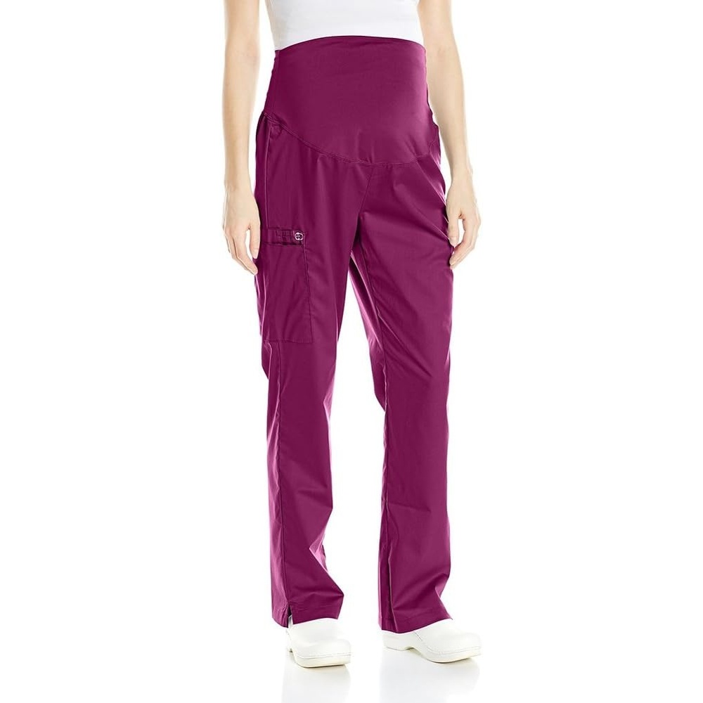 WonderWink Women’s Wonderwork Maternity Pant(Wine)