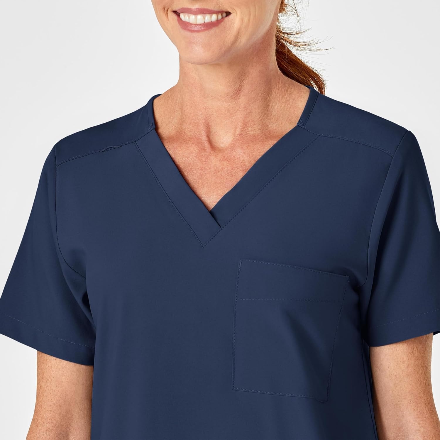 Wink W123 Unisex 4 Pocket Utility Scrub Top(Navy)