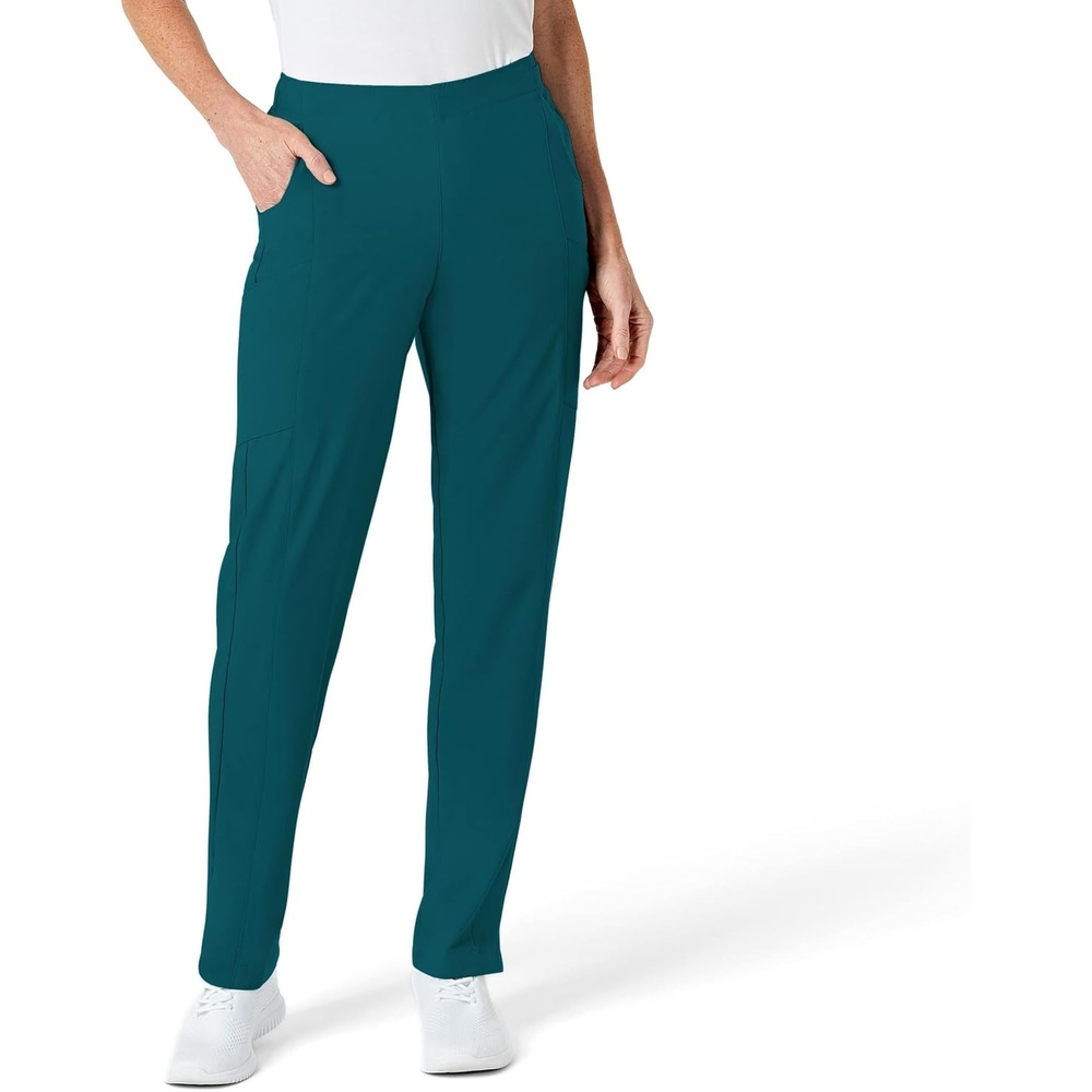 Women’s Flat Front Cargo Pant(Caribbean Blue)