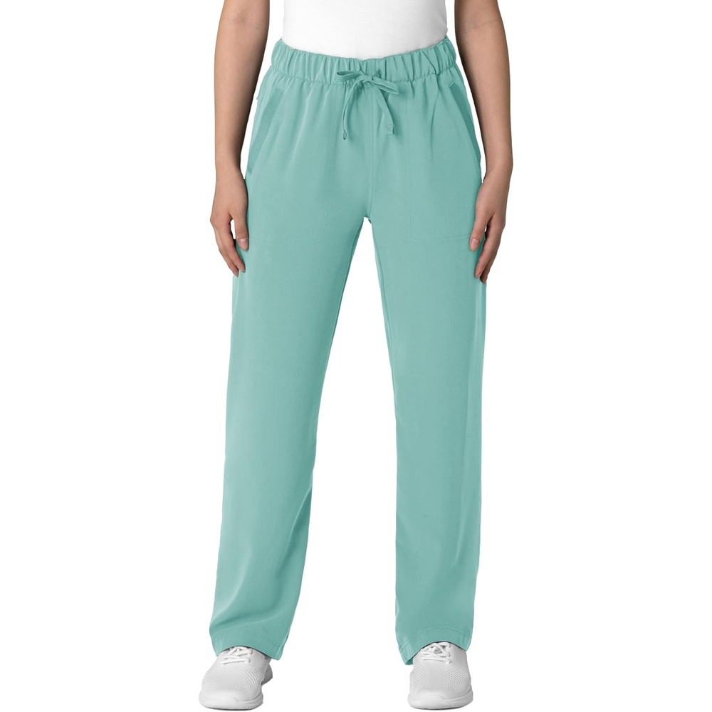 Wink Women’s Women’s Stovepipe High-Low Hem Scrub Pant(Turquoise)
