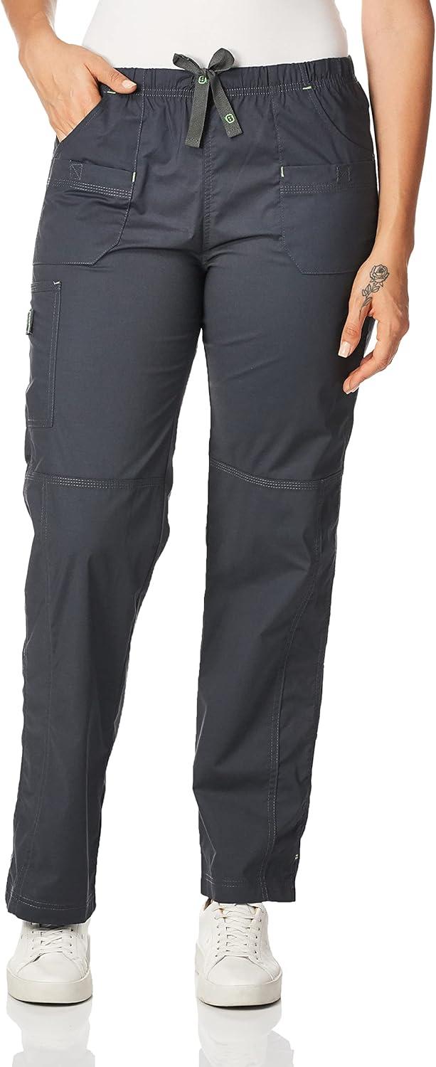 WonderWink Women’s Wonderflex Faith Scrub Pant(Charcoal)