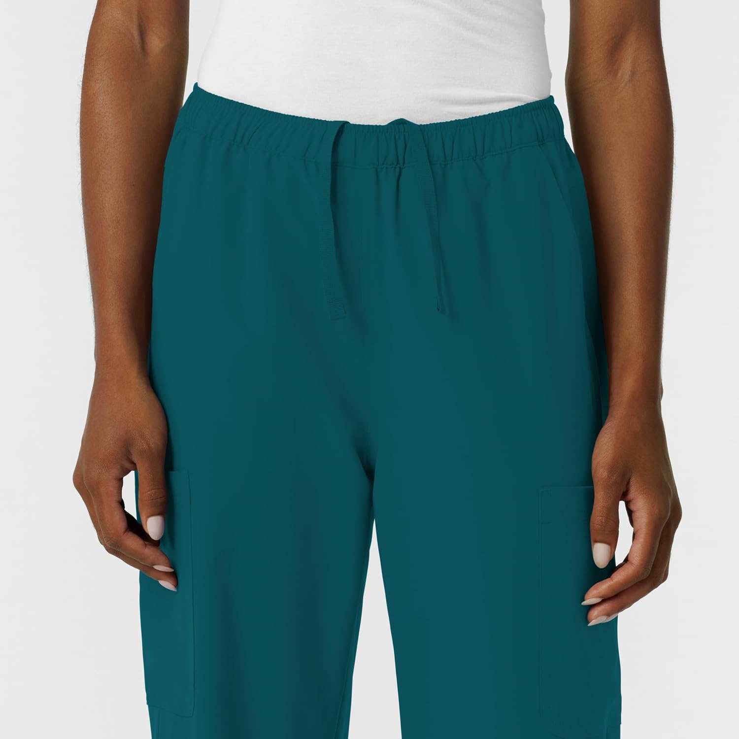 Wink NURTUR Women’s Straight Leg Cargo Scrub Pant(Caribbean)