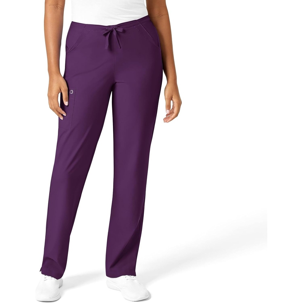 WINK W123 Women’s Drawstring Scrub Pant(Eggplant)
