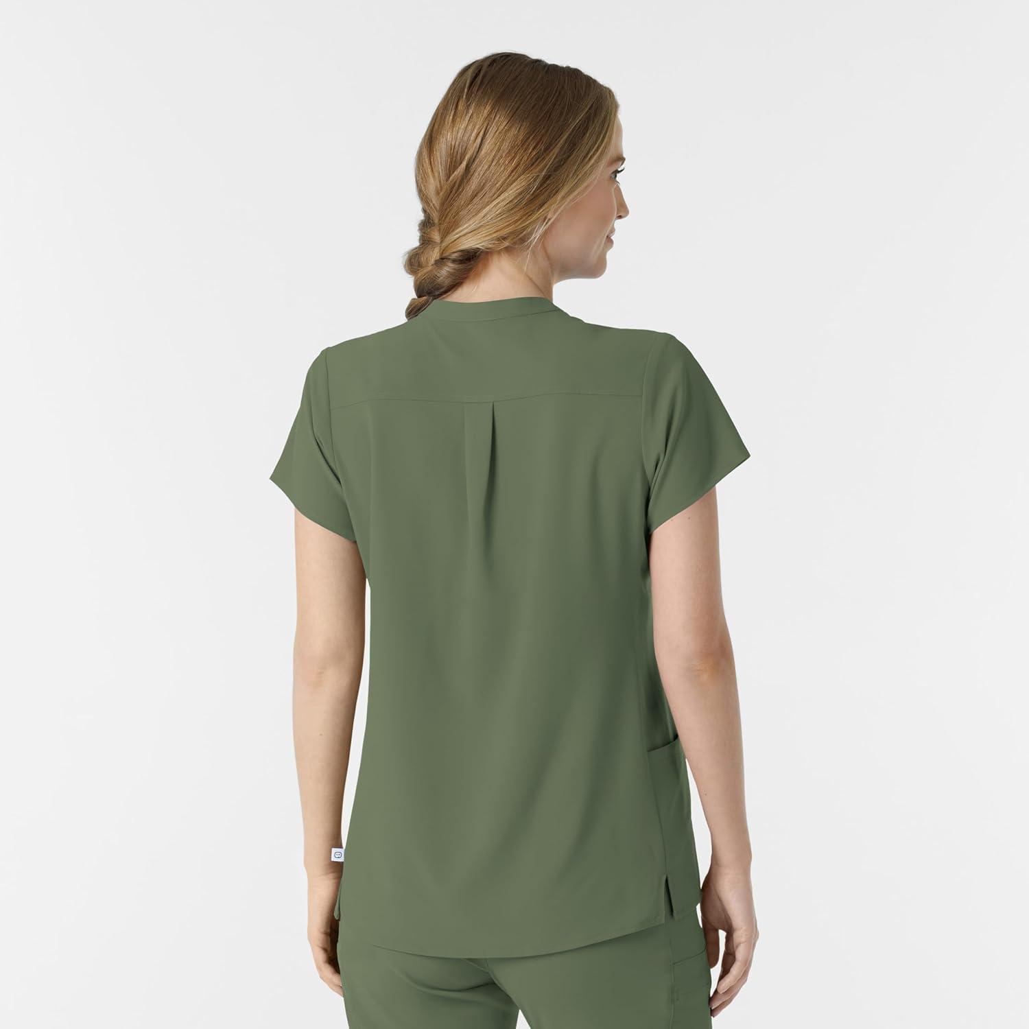 Wink Womens Scrub Top(Olive)