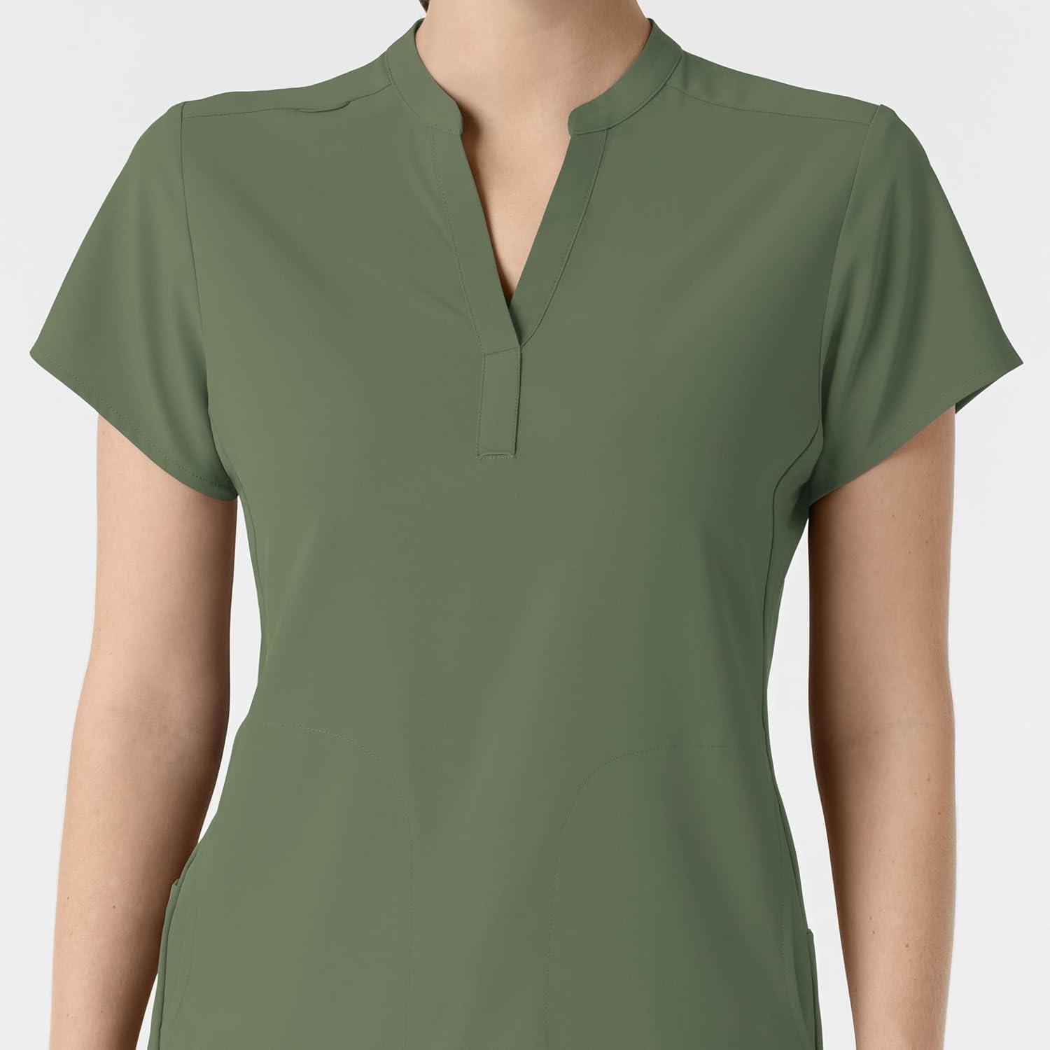 Wink Womens Scrub Top(Olive)