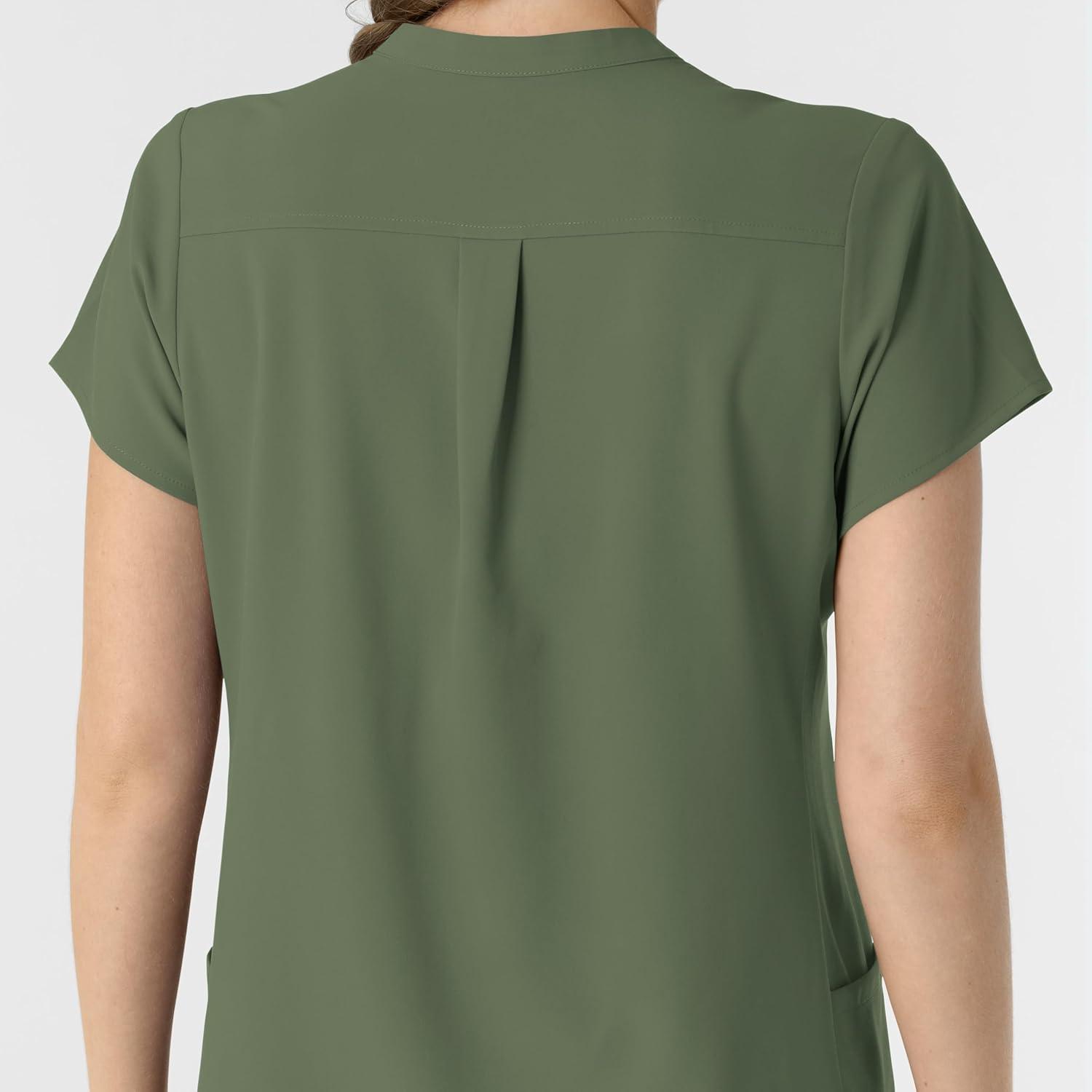 Wink Womens Scrub Top(Olive)