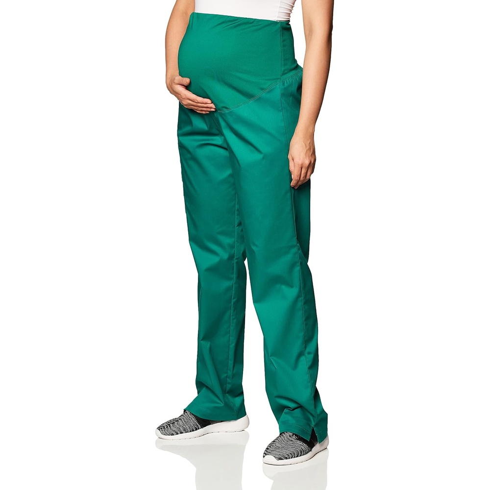 WonderWink Women’s Wonderwork Scrubs for Maternity Cargo Scrub Pants(Hunter)