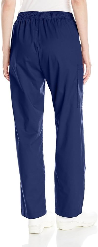 Wink WonderWORK Women’s Pull-On Cargo Scrub Pant, Navy, 5XL