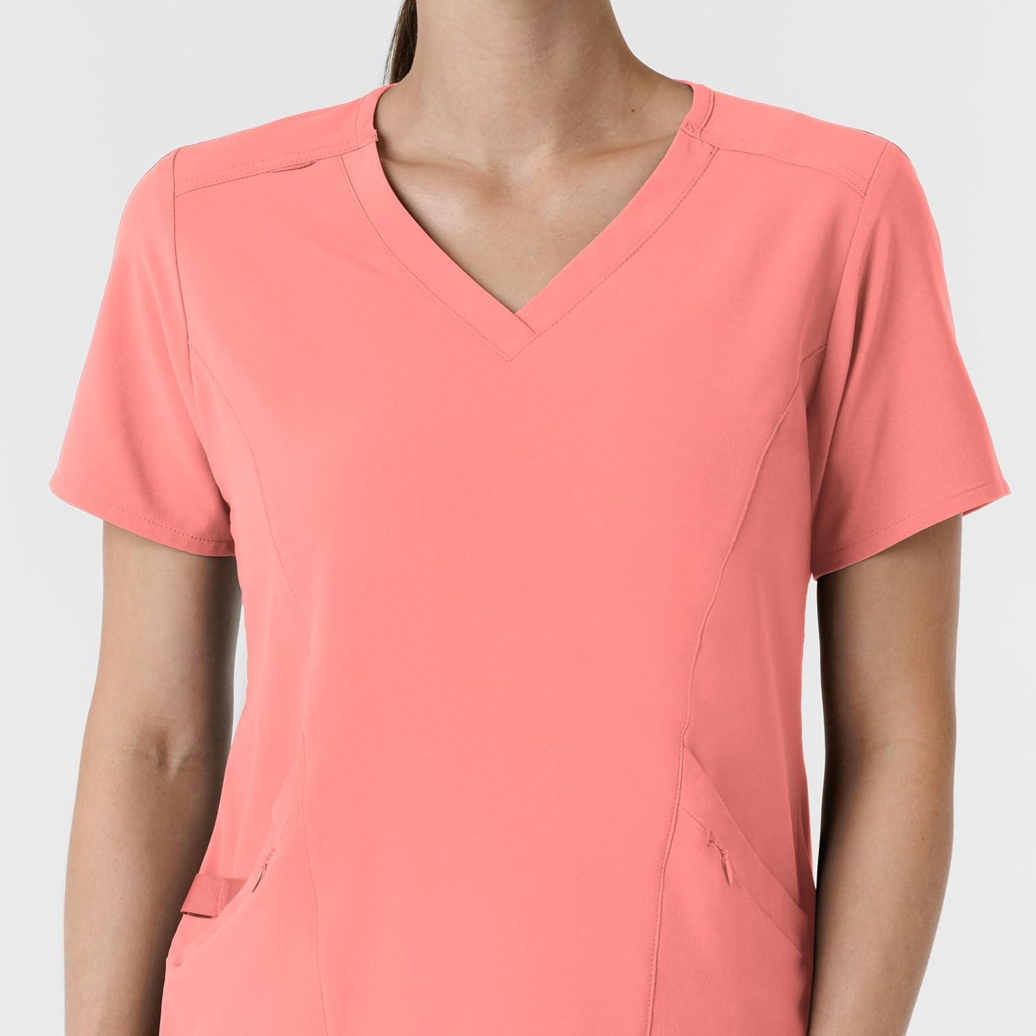 Wink Womens Scrub Top(Paradise Pink)