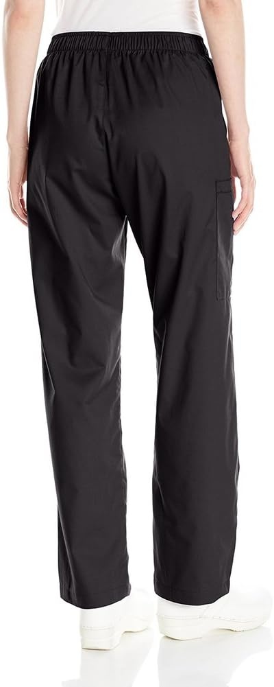 Wink WonderWORK Women’s Pull-On Cargo Scrub Pant, Black, 2XL TAL