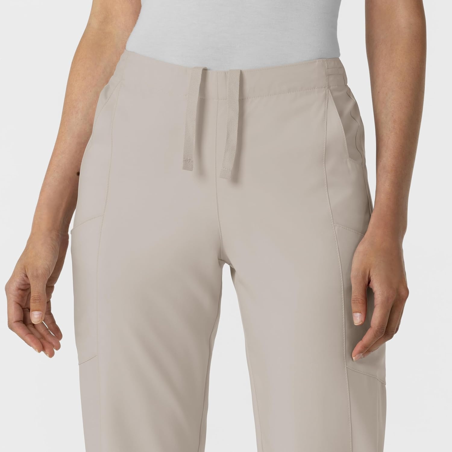 Women’s Flat Front Cargo Pant(Cloud)
